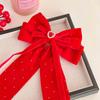 Ano novo menina princesa arco coroa cocar crianças hairpin não machuca cabelo bebê vermelho acessórios de cabelo Ano Novo hairpin