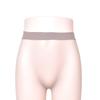 Meia-calça Feminina Veludo Cor Contrastante Borda Estreita Gancho Profundo Seda Transparente Ultra-fina Sexy Tentação plus size