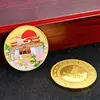 Monedas Conmemorativas Personalizadas Atracciones Turísticas Medallas Conmemorativas Culturales y Creativas Aniversario de Empresa Souvenirs Creativos de Monedas de Oro y Plata