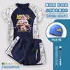Traje de Banho Infantil Masculino Peacekeeper Elite Desert Lord Frost Moon Wolf Duas Peças Secagem Rápida Verão para Meninos Mais Velhos
