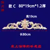 Tallado en Madera Dongyang Piezas de Flor Tallada en Madera Calcomanía Decorativa Tallada en Madera Cabezal de Puerta de Madera Maciza Marco de Puerta de Flor Larga Pared de Fondo Flor de Madera