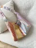 [Em Estoque] Bolsa de Tecido Floral Estilo Celebridade Bolsa de Pano Estilo Fresco Ins Coreano Bolsa de Ombro Único Transversal Estudante Retrô