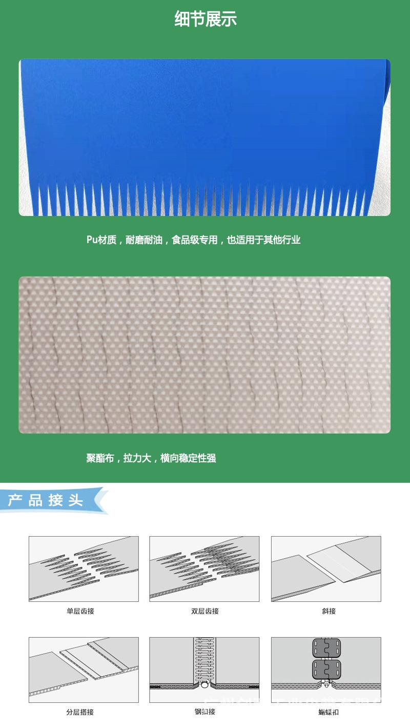 白色PU输送带