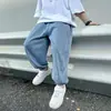 Jeans de Tencel para Niños Antimosquitos Finos de Verano 2025 Nuevos Holgados para Niños Medianos-Grandes Pantalones de Verano para Niños