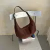 Shuai Mijia Nueva Bolsa Grande para Empanadas Versión Coreana para Mujer Moda Retro Bolso de Hombro Único Bolso de Axila de Alto Aspecto de Nicho