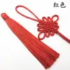 6 nós com franja 8 pratos laço rico semiacabado DIY material para joias de nó artesanal acessórios para pendurar no carro