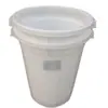 Venta al por mayor del fabricante Barril redondo engrosado de 200 L para fermentación y elaboración de cerveza Cubo de agua de plástico Pe Blanco Grande