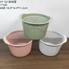 Venta al por mayor puesto de 2 yuanes tienda departamental cesta de lavado para el hogar cesta de drenaje para cocina cesta colgante para fregadero cesta de almacenamiento con gancho para el hogar