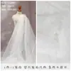 Tecido de malha de nuvem super fino cor sólida fio de poliéster macio e amigo da pele saia vestuário renda transparente vestido de noiva tecido Hanfu