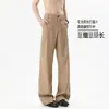 Pantalones Casuales Versátiles de Pierna Ancha Recta para Hombre, Estilo Americano, Parche de Colores, Estilo Nuevo Sin Sombra para Pared, Primavera y Otoño 2026