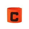 Brazalete de capitán partido de fútbol identificador de grupo elástico banda mágica brazalete adulto niño banda elástica para el brazo en forma de C