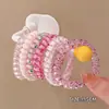 Goma para el Cabello de Espiral de Alambre para Mujer 2026 Nuevo Modelo Anillo para el Cabello con Acabado de Alta Gama, Banda para el Cabello para Cola de Caballo y Moño, No Daña el Cabello, Accesorio para el Cabello