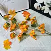 Filme 3D Jasmim Pequeno, Atacado Exclusivo de Flores Artificiais para Exportação, Decoração de Salão de Casamento com Jasmim, Enfeites para Casa, Adereços para Fotografia