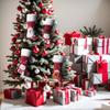 Decoraciones navideñas calientes transfronterizas calcetines navideños bordados bolsas de regalo colgantes de decoración navideña venta al por mayor