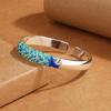 Pulsera abierta de pavo real y fénix cloisonné para mujer, todo a juego, estilo étnico retro, diseño de nicho, pulsera de moda