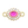 Joyería de aleación europea y americana accesorios diy doble colgante ojo de diablo taladro gota de aceite collar pulsera colgante venta al por mayor transfronteriza