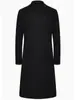 [Em Estoque] Casaco Longo da Moda Slim Fit para Primavera e Outono 2025 Longo Trench Coat Estilo Britânico Masculino Casual Versátil