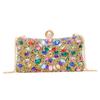 Bolso de Hombro Colorido con Piedras Preciosas Texturizadas de Alta Gama para Mujer 2025 Nuevo Bolso de Noche Moderno Estilo Popular Bolso de Hombro Cruzado