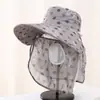 Sombrero de Protección Solar para Recolección de Té de Verano, Sombrero de Sol para Mujer, Sombrero Anti-UV, Mascarilla Facial, Protección Solar Transpirable para Ciclismo y Trabajo