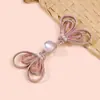 Nuevo Qipao Chino Botones de Rana Botones de Perla de Cristal Mariposa Flor Botones Tejidos a Mano Botones Decorativos Hanfu Traje Tang