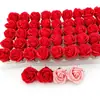 Vendas Diretas da Fábrica Mini Cabeças de Flores do Tamanho de um Polegar DIY Flores de Sabão Semi-Acabadas Cabeças de Flores de Rosa Presentes de Flores de Sabão Atacado