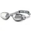Gafas de natación para adultos con recubrimiento, gafas de natación de silicona integradas, HD, antivaho, con recubrimiento, gafas de natación transfronterizas de Amazon al por mayor