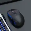 Ratón inalámbrico personalizado con logo 289, recargable de doble modo, Bluetooth silencioso, universal para computadoras de oficina y laptops