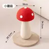 Sisal Completo Cogumelo Vermelho Arranhador para Gatos Poste Arranhador Brinquedo para Gatos Resistente ao Desgaste e que Não Solta Pelos Estrutura Vertical Integrada para Escalar Gatos Moagem de Unhas