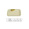 A5 Lotus vajilla tipo porcelana plato de melamina plato de plástico rectangular plato para polvo de salchicha plato para cena plato para pescado plato de oferta especial