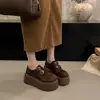 Zapatos Birkenstock Mary Jane con Estampado de Leopardo Retro Patchwork Doble Hebilla Suela Gruesa para Mujer 2026 Nuevo Estilo Zapatos Cabeza de Pastel Versátiles de Nicho Zapatos de Una Sola Pieza