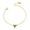 Pulsera de Acero de Titanio para Mujer Moda Transfronteriza Europea y Americana Nicho Pulsera de Temperamento Transfronteriza Simple Pulsera de Diamantes de Gama Alta Joyería