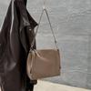 Bolso de Mujer de Piel de Vaca de Primera Capa, Bolso de Hombro Cruzado Diagonal Europeo y Americano, Bolso de Mano Diagonal para Viajes, Bolso Suave de Cuero Genuino para Axila