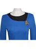 Serie Star Trek Ropa Periférica Cos Disfraz de Cosplay de Uniforme de Heroína de la Serie Original de Startrek