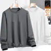 Camiseta de Manga Larga para Hombre Destacada, Marca de Moda, Forro Polar, Top Otoño-Invierno, Sudadera, Camiseta Interior Juvenil, Camiseta Base