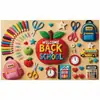 2026 Temporada de Regreso a Clases Transfronteriza Tela de Fondo para Decoración de Apertura Escolar Banderines Colgantes para Fiesta Pancarta de Temporada de Regreso a Clases Cortina de Puerta Bandera Tela de Fondo
