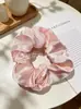 Vendas diretas do fabricante: scrunchies de cor metálica, scrunchies de cor sólida, elásticos de cabelo transfronteiriços, faixas de cabelo