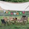 Bandera triangular colorida para acampar al aire libre, bandera colgante, decoración de carpa, toldo, bandera colgante, accesorios para acampar, suministros de atmósfera, equipo