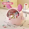 Caja de Almacenamiento de Escritorio para Uso Doméstico, Dulces Festivos, Regalo Creativo para Sala de Estar, Caja de Regalo de Gran Capacidad, Moderna y Sencilla con Tapa