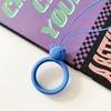 Correa de Anillo de Silicona Estilo Gato y Oso Colgante de Silicona para Teléfono Memoria USB Correa Corta de Dibujos Animados de Silicona Linda