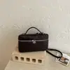 Bolso de mano para mujer de PU tejido 2026 nuevo verano moda tote bandolera bolso cuadrado pequeño bolso de alta gama para el trabajo bolso tipo caja