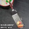 Espátula Teppanyaki Estilo Chino Sartén para Freír Bistec Espátula para Bistec de Acero Inoxidable Espátula para Tortitas Agarrada a Mano Espátula para Cocinar Cocina Occidental