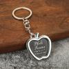 Criativo Amor Chaveiro Moldura Casal Chaveiro Quadrado Personalidade Foto Chaveiro Memorial Presente