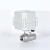 Válvula eléctrica de ajuste proporcional miniatura de 3 puntos, de acero inoxidable, con rosca interna recta, válvula de control proporcional de dos vías y presión normal, DN10