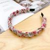 Diadema floral pequeña de estilo pastoral de primavera y verano, diadema plisada retro de celebridades de Internet, paquete de cabello de hadas, accesorios para el cabello de estilo coreano