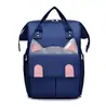 Mochila de Gran Capacidad para Madre y Bebé Color Gatuno Bloque de Color Bolso de Mamá de Mano Hombro Cruzada Multiusos Salida Viaje Bolso de Mamá Caliente