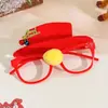 Nuevos Lentes Lindos de Astas de Navidad para Niños Vacaciones Navidad Marco de Alce Disfraz Atmósfera Papá Noel