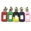 Puxador de zíper de metal colorido revestido de borracha para zíper de metal multi-modelo, acessórios para bagagem e vestuário, ferragens, suporte, amostras