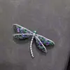 Lujo Ligero, Personalizado, Broche de Mariposa Resistente Totalmente Incrustado de Diamantes, Moda de Alta Gama, Retro, Exquisito y de Alta Gama, Broche Versátil