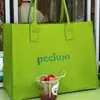Bolsa de feltro para presente de publicidade, bolsa de mão, bolsa de compras de grande capacidade, bolsa de ombro versátil, bolsa para o dia a dia