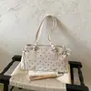 Nueva Bolsa Elegante de Hombro para el Viaje Diario 2026, Bolso de Lunares Estilo Coreano para Mujer, Bolso de Mano para Debajo del Brazo de Gran Capacidad, Súper Popular
